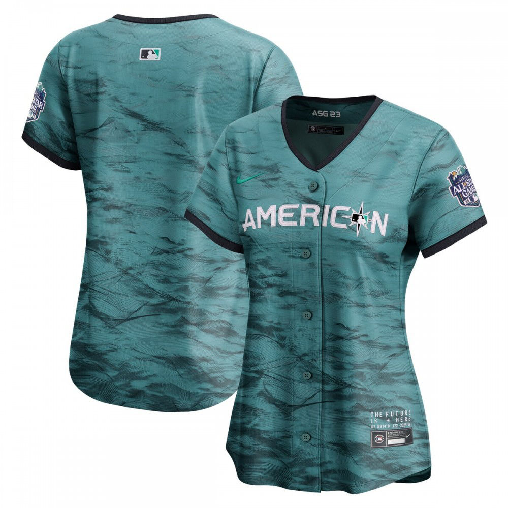 American League Women's 2023 MLB All-Star Game Limited Jersey - Teal-Pro Kit Vault | Brand New 26/27 Sports Jerseys